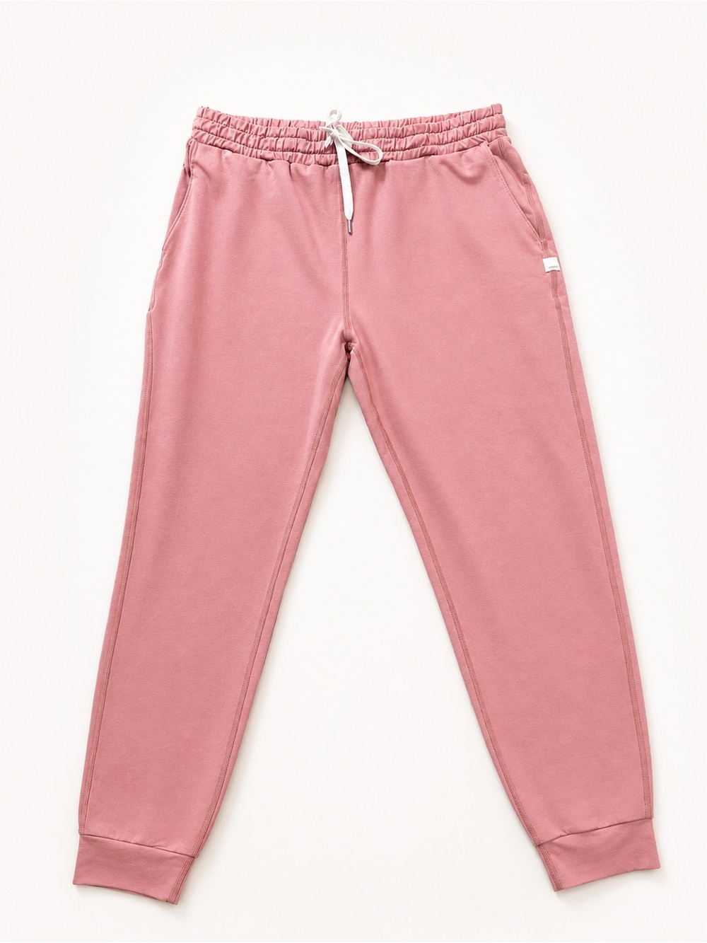 Vuori Performance Jogger Women’s Pink Rose DreamKnit Pants Sz L Like New
